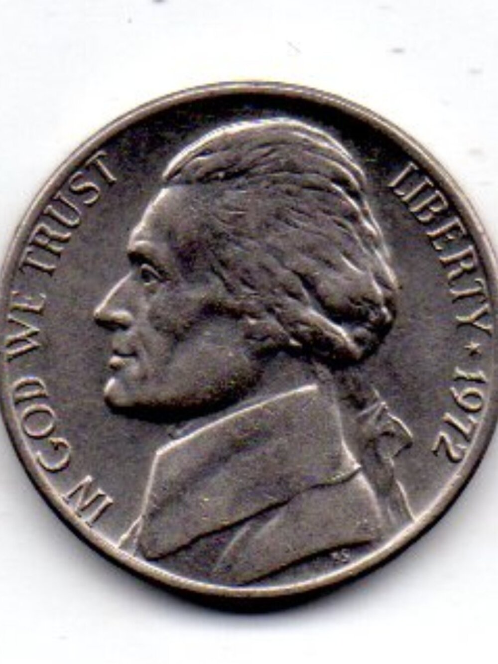 Vintage 1972 Jefferson nickel - Estate Find